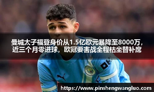 曼城太子福登身价从1.5亿欧元暴降至8000万，近三个月零进球，欧冠要害战全程枯坐替补席